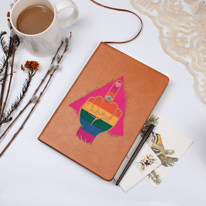 Pride LGBTQ Gift| Leather Journal