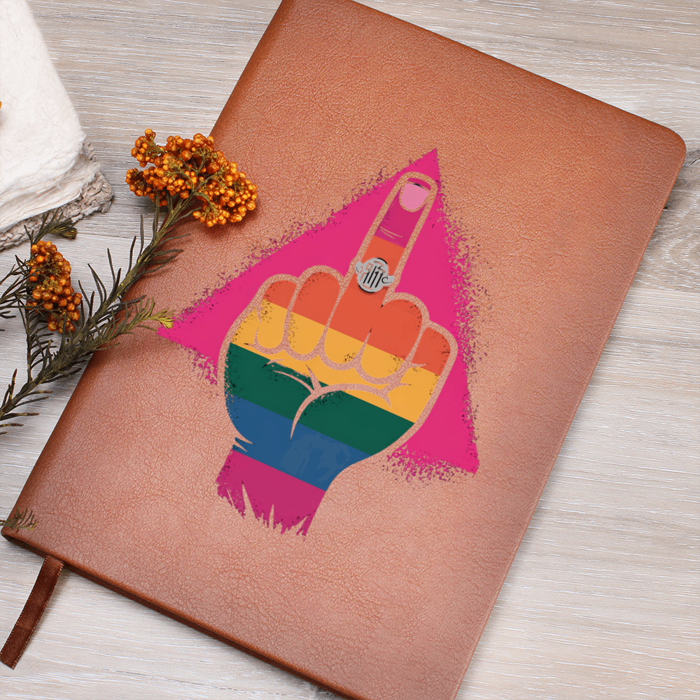 Pride LGBTQ Gift| Leather Journal