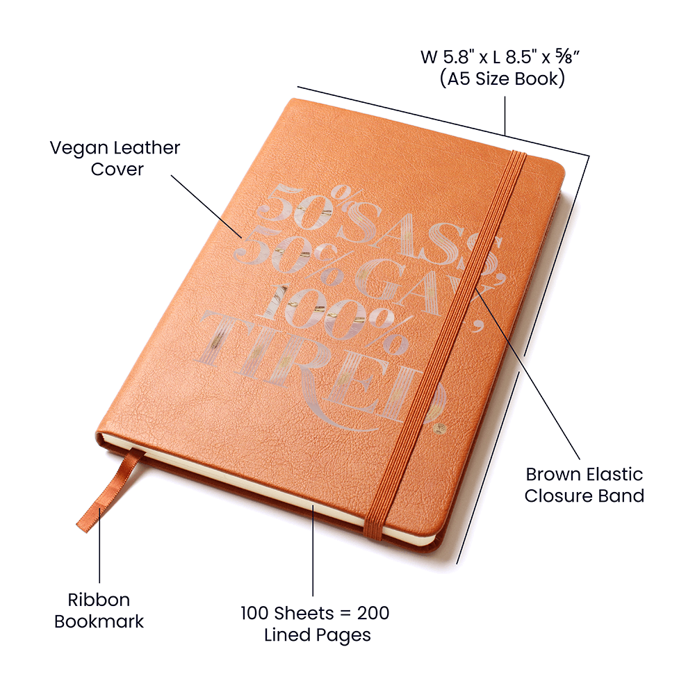 Pride LGBTQ Gift| Leather Journal