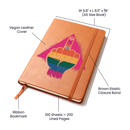 Pride LGBTQ Gift| Leather Journal