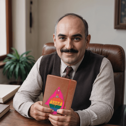 Pride LGBTQ Gift| Leather Journal