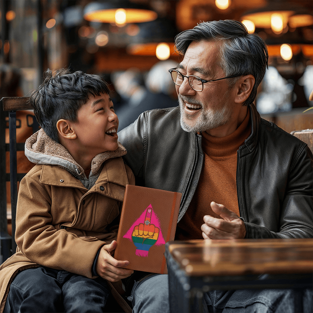 Pride LGBTQ Gift| Leather Journal