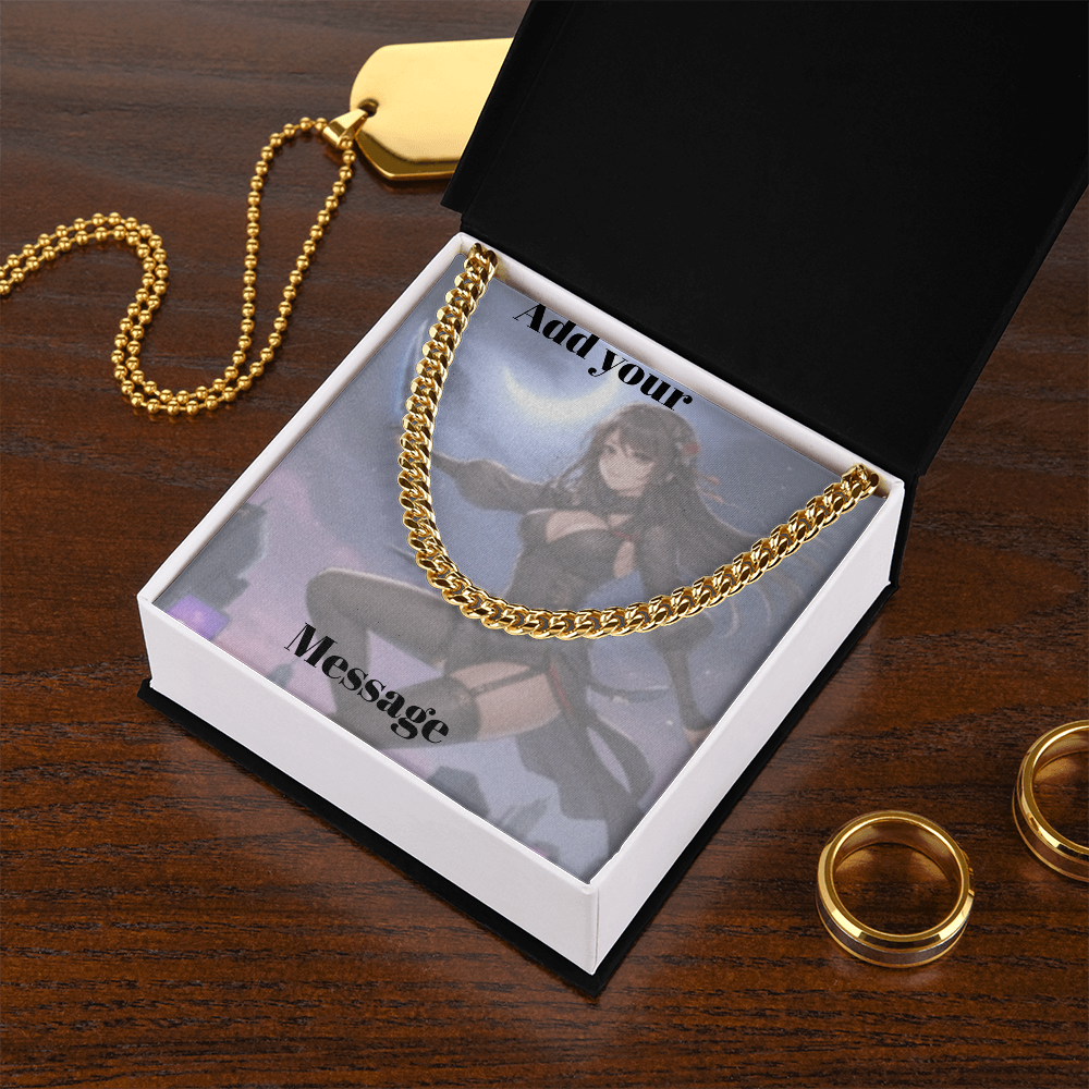Personalized Valentine's Day Necklace Gift Set with Custom Love Card | Wife Girlfriend Anniversary