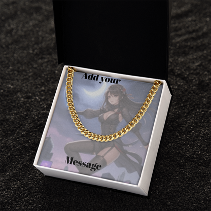 Personalized Valentine's Day Necklace Gift Set with Custom Love Card | Wife Girlfriend Anniversary
