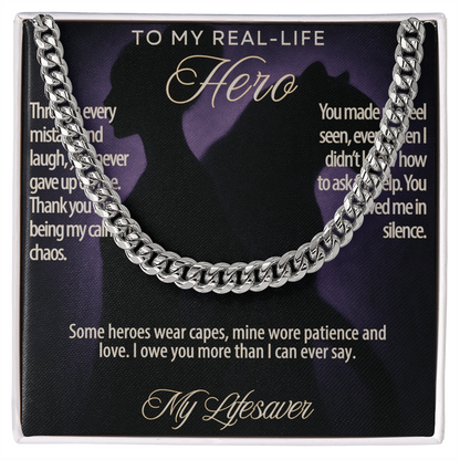 HERO brother,faders,dad,grampa,stepdad fine jewelry