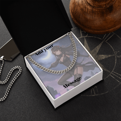 Personalized Valentine's Day Necklace Gift Set with Custom Love Card | Wife Girlfriend Anniversary
