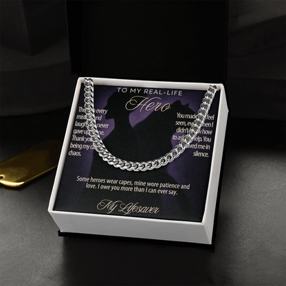 HERO brother,faders,dad,grampa,stepdad fine jewelry