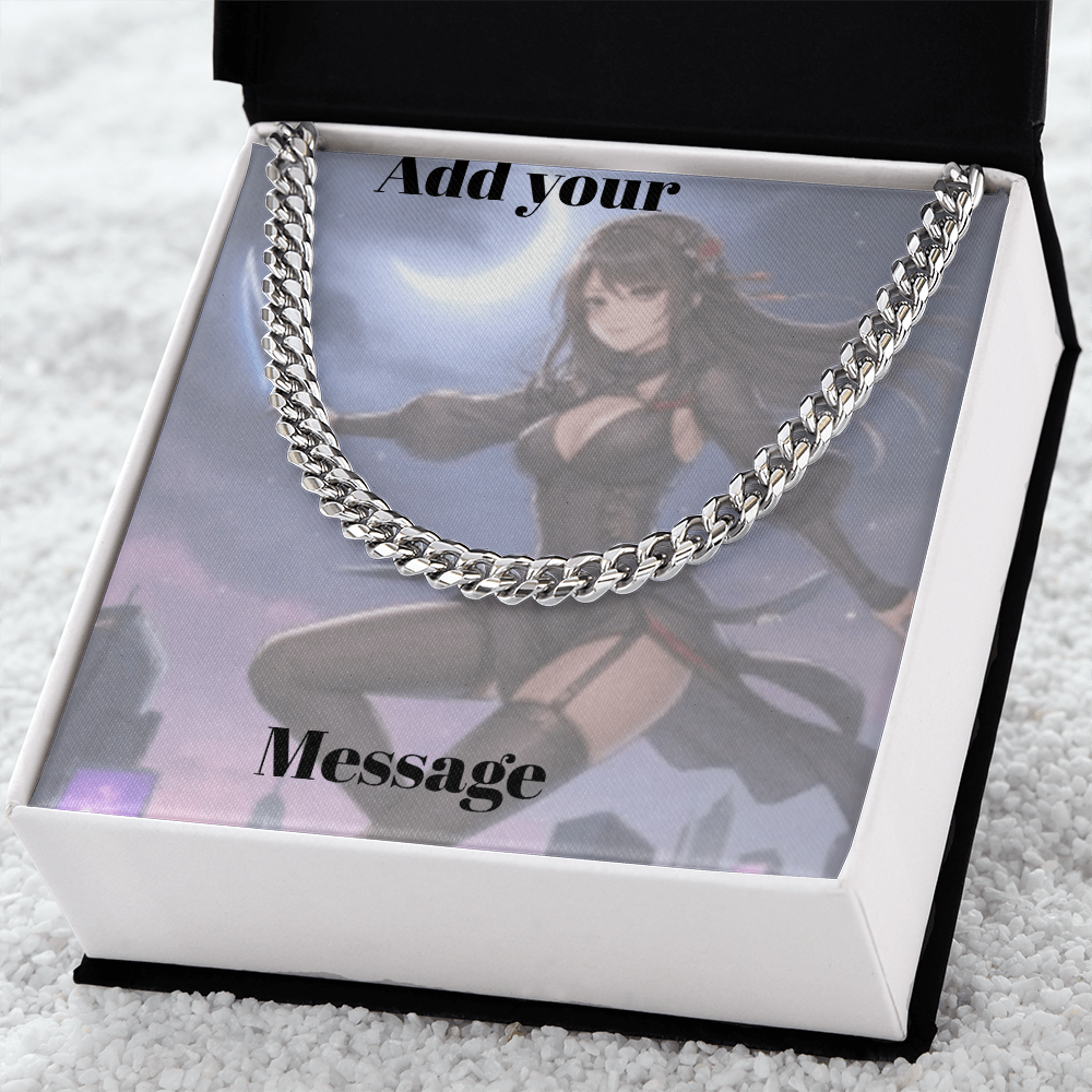 Personalized Valentine's Day Necklace Gift Set with Custom Love Card | Wife Girlfriend Anniversary