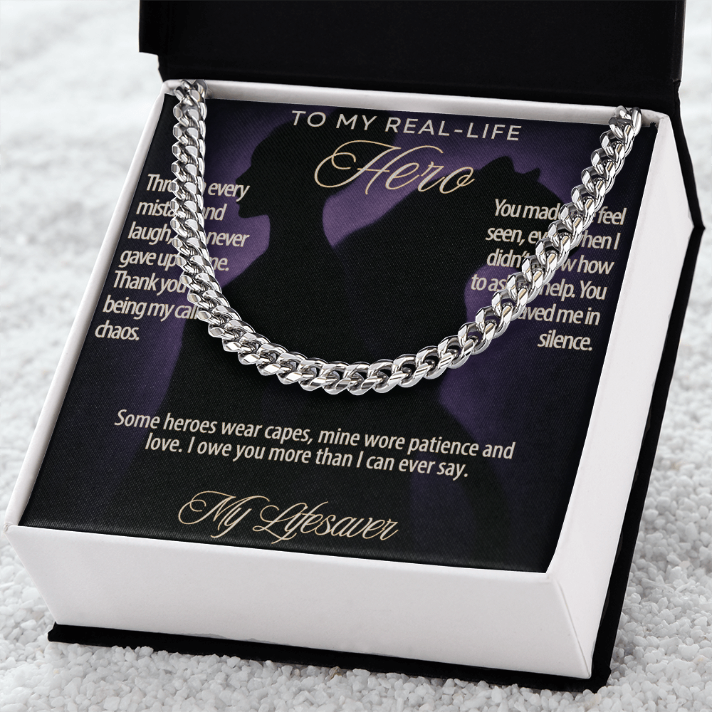 HERO brother,faders,dad,grampa,stepdad fine jewelry