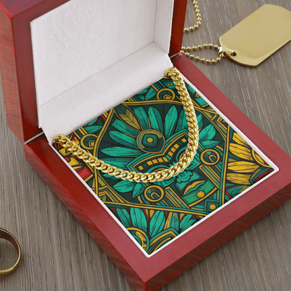 Cuban Link Chain stainless steel or 14K Yellow Gold Gift
