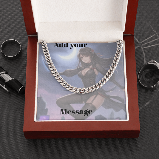 Personalized Valentine's Day Necklace Gift Set with Custom Love Card | Wife Girlfriend Anniversary