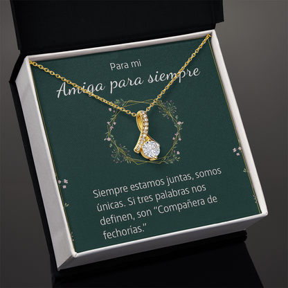 Alluring Beauty Necklace (Yellow & White Gold Variants)