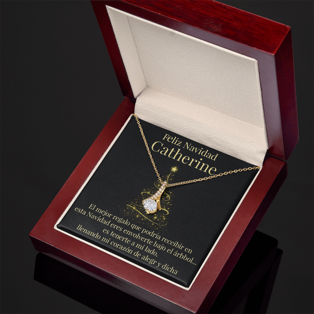 Alluring Beauty Necklace (Yellow & White Gold Variants)