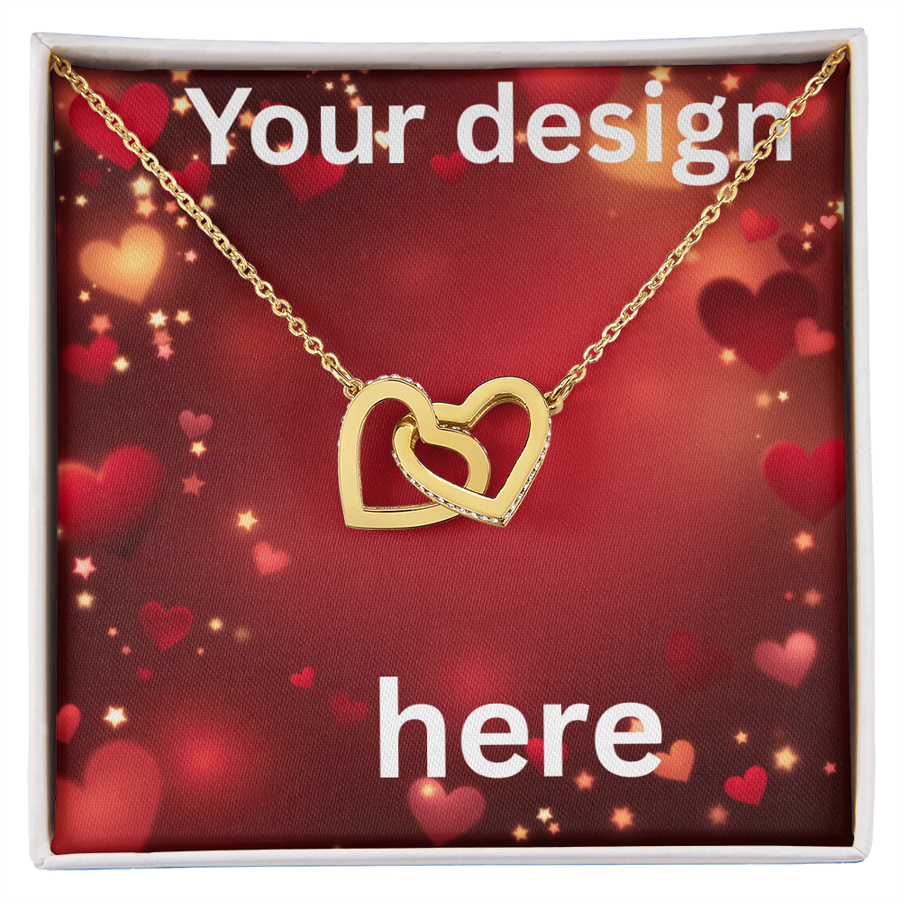 Personalized Valentine's Day Necklace with Custom Message Card | Gift for Wife Girlfriend Anniversary