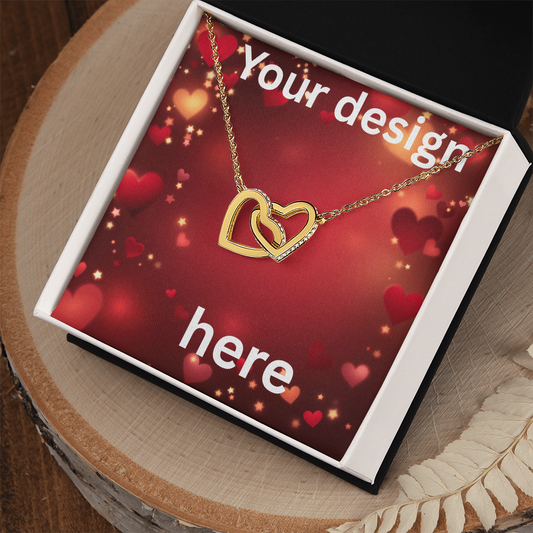 Personalized Valentine's Day Necklace with Custom Message Card | Gift for Wife Girlfriend Anniversary