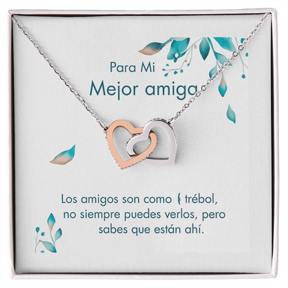interlocking hearts  necklace