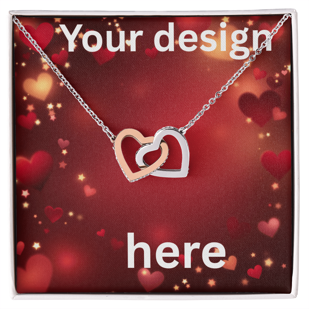 Personalized Valentine's Day Necklace with Custom Message Card | Gift for Wife Girlfriend Anniversary