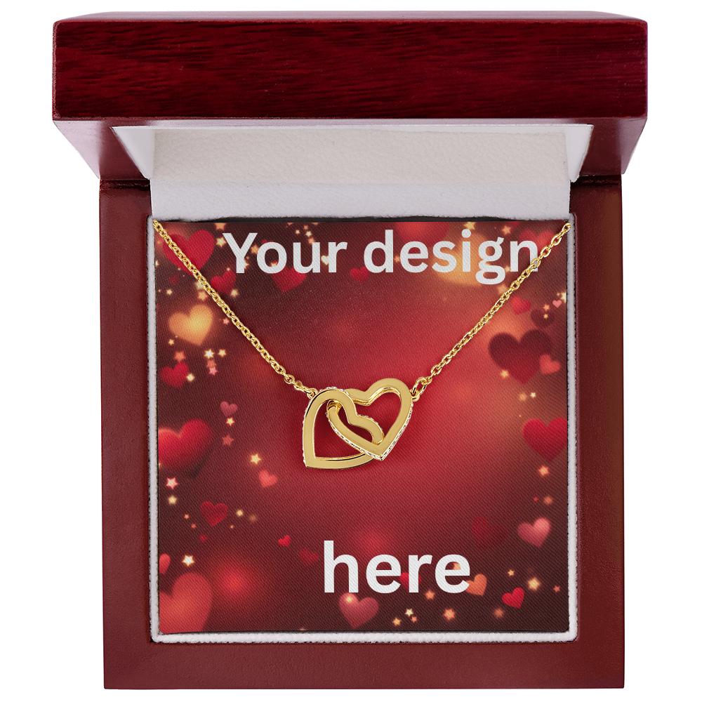 Personalized Valentine's Day Necklace with Custom Message Card | Gift for Wife Girlfriend Anniversary