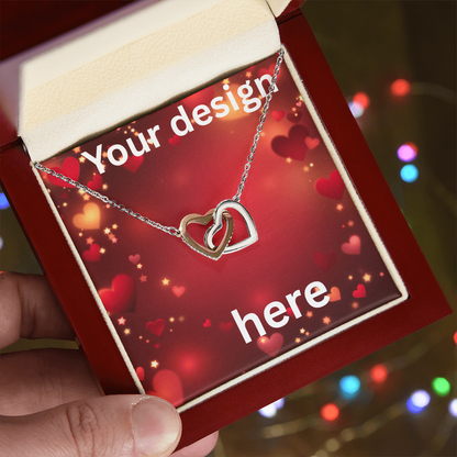 Personalized Valentine's Day Necklace with Custom Message Card | Gift for Wife Girlfriend Anniversary