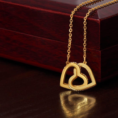 Personalized Valentine's Day Necklace with Custom Message Card | Romantic Gift Wife Girlfriend Anniversary Birthday