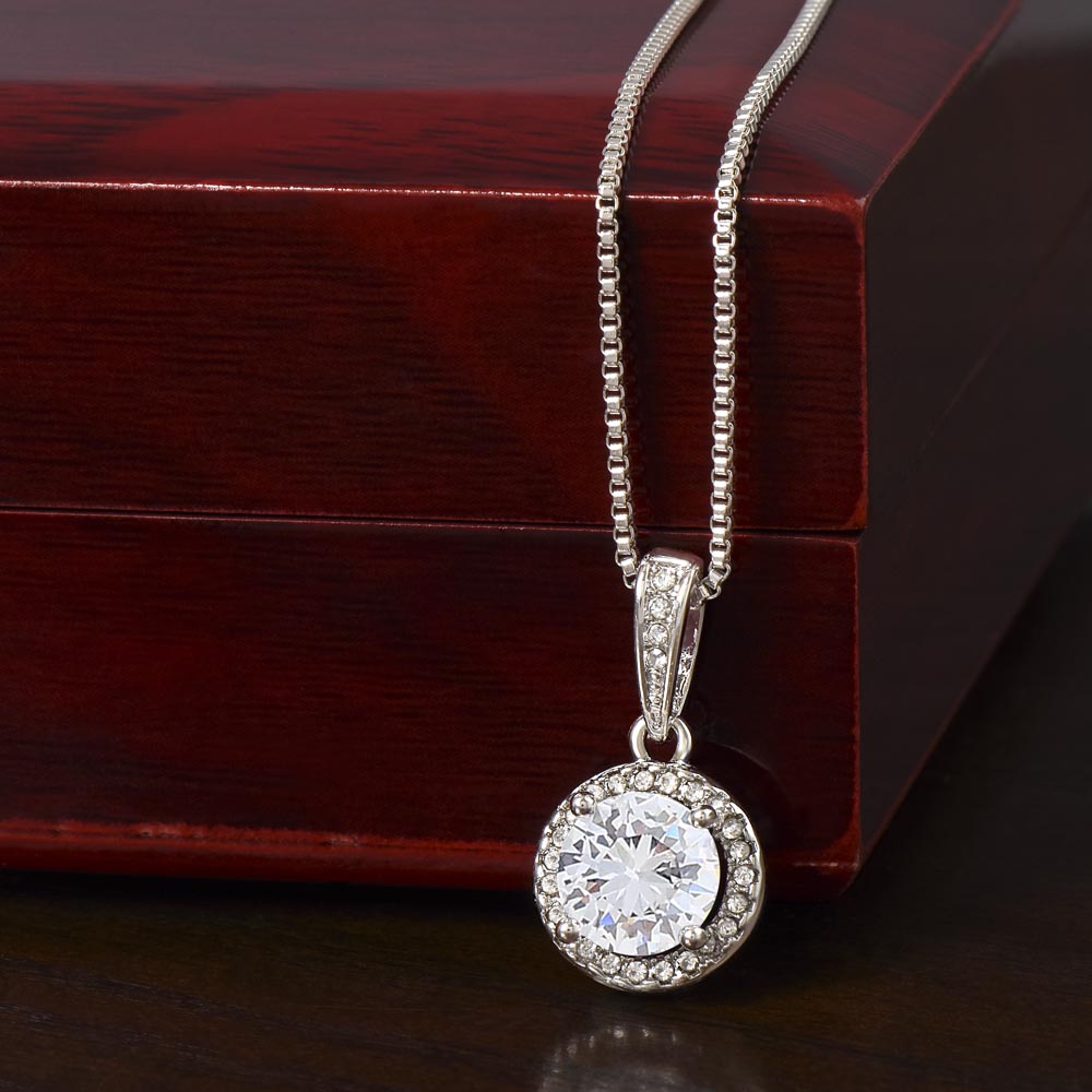 Personalized Valentine's Day Necklace with Custom Card - Romantic Jewelry | Wife Girlfriend Anniversary Mom