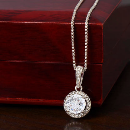 Personalized Valentine's Day Necklace with Custom Card - Romantic Jewelry | Wife Girlfriend Anniversary Mom