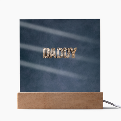 SQUARE PLAQUE father's day