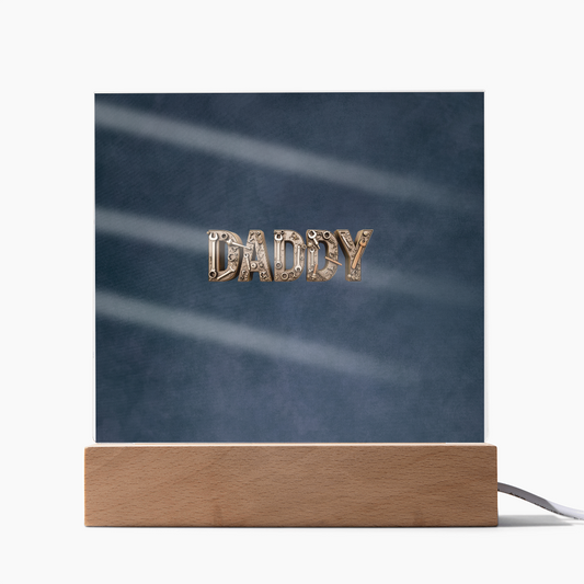 SQUARE PLAQUE father's day