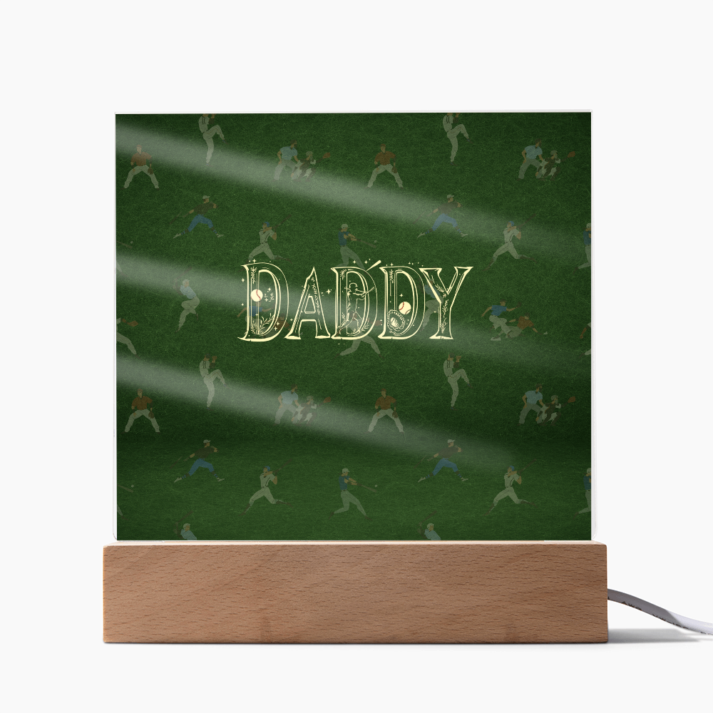 SQUARE PLAQUE father's day
