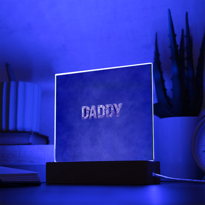 SQUARE PLAQUE father's day