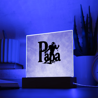 SQUARE PLAQUE father's day