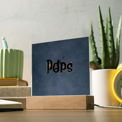 SQUARE PLAQUE father's day