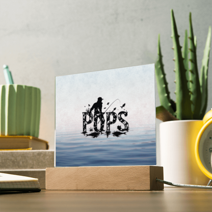 SQUARE PLAQUE father's day