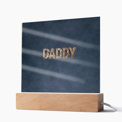 SQUARE PLAQUE father's day