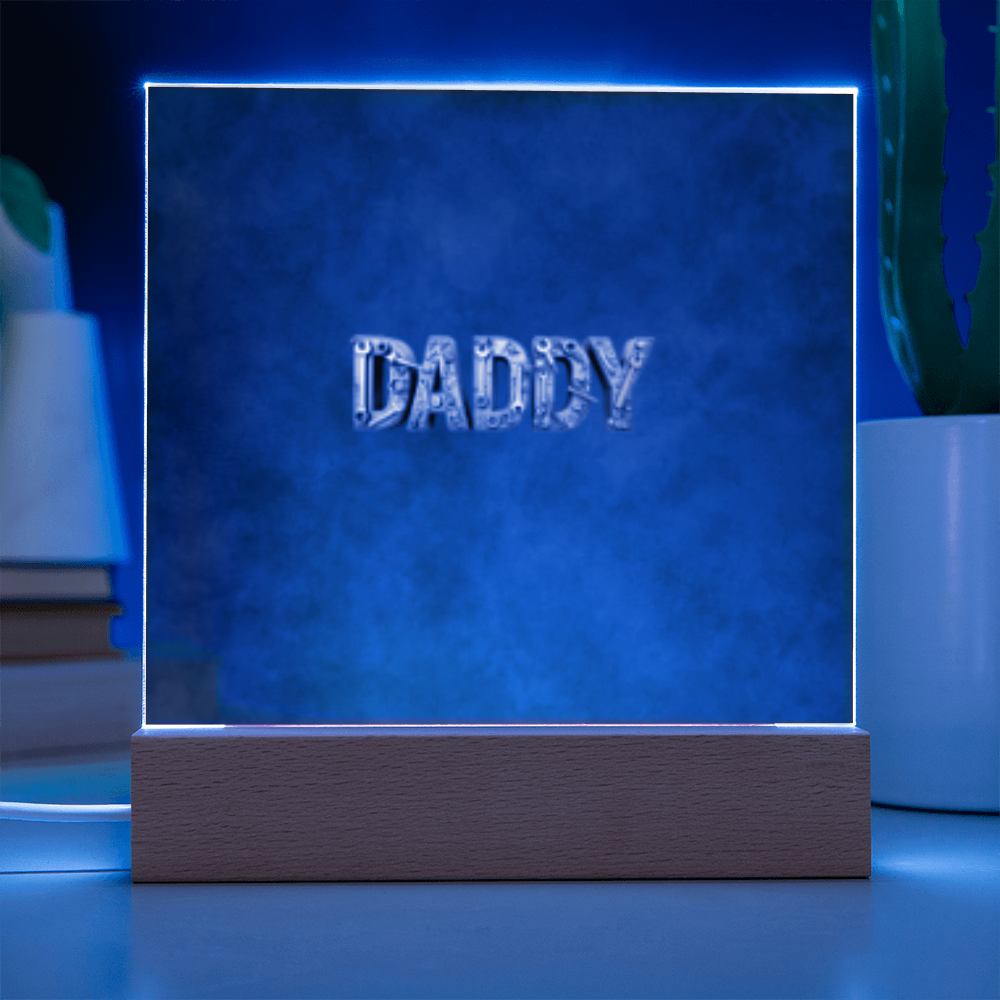 SQUARE PLAQUE father's day