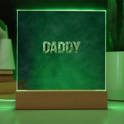 SQUARE PLAQUE father's day