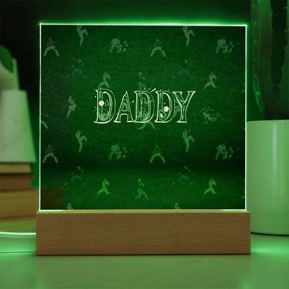 SQUARE PLAQUE father's day