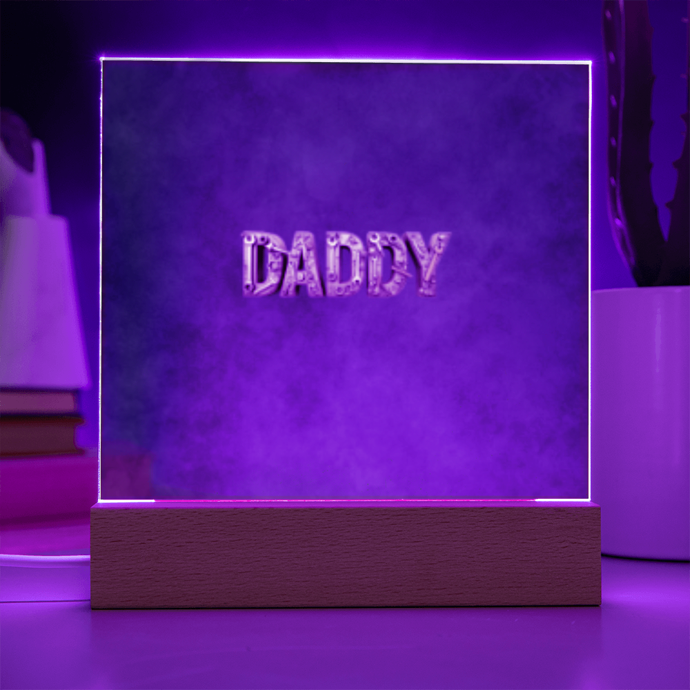 SQUARE PLAQUE father's day