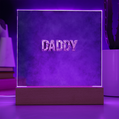 SQUARE PLAQUE father's day