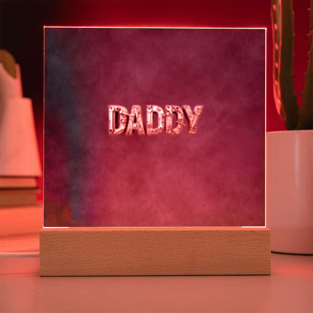 SQUARE PLAQUE father's day