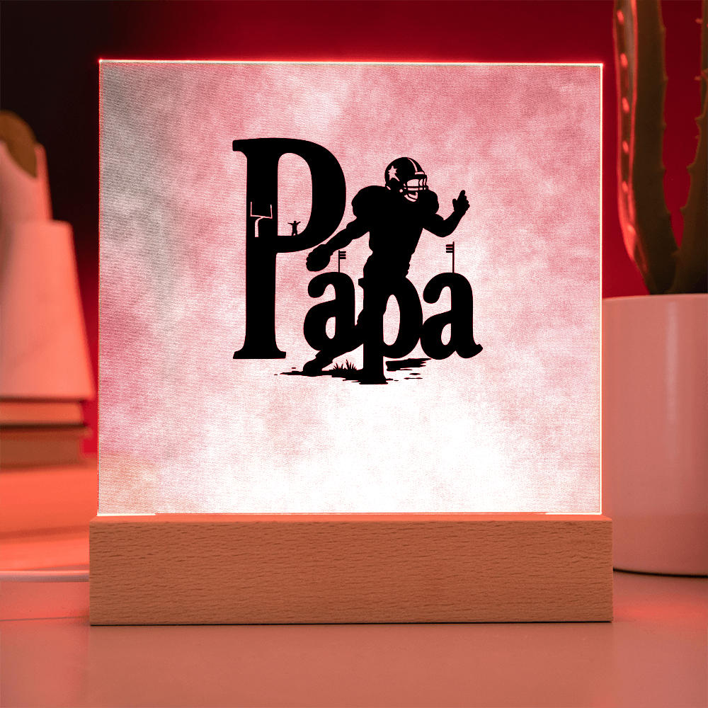 SQUARE PLAQUE father's day