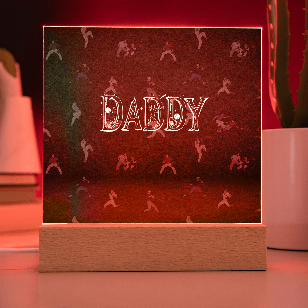 SQUARE PLAQUE father's day