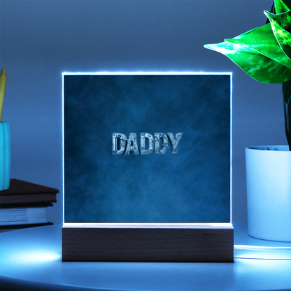 SQUARE PLAQUE father's day