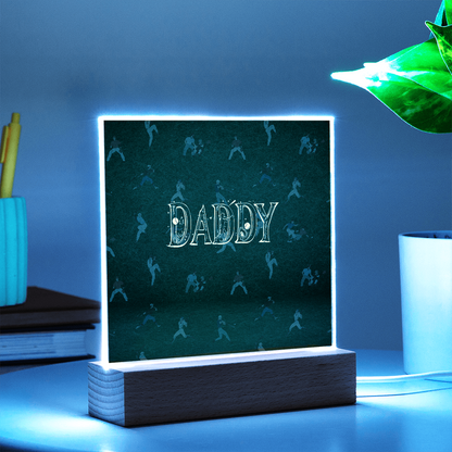 SQUARE PLAQUE father's day