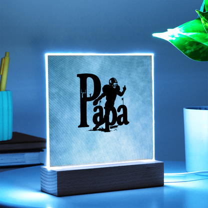 SQUARE PLAQUE father's day