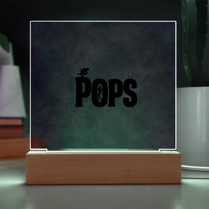 SQUARE PLAQUE father's day