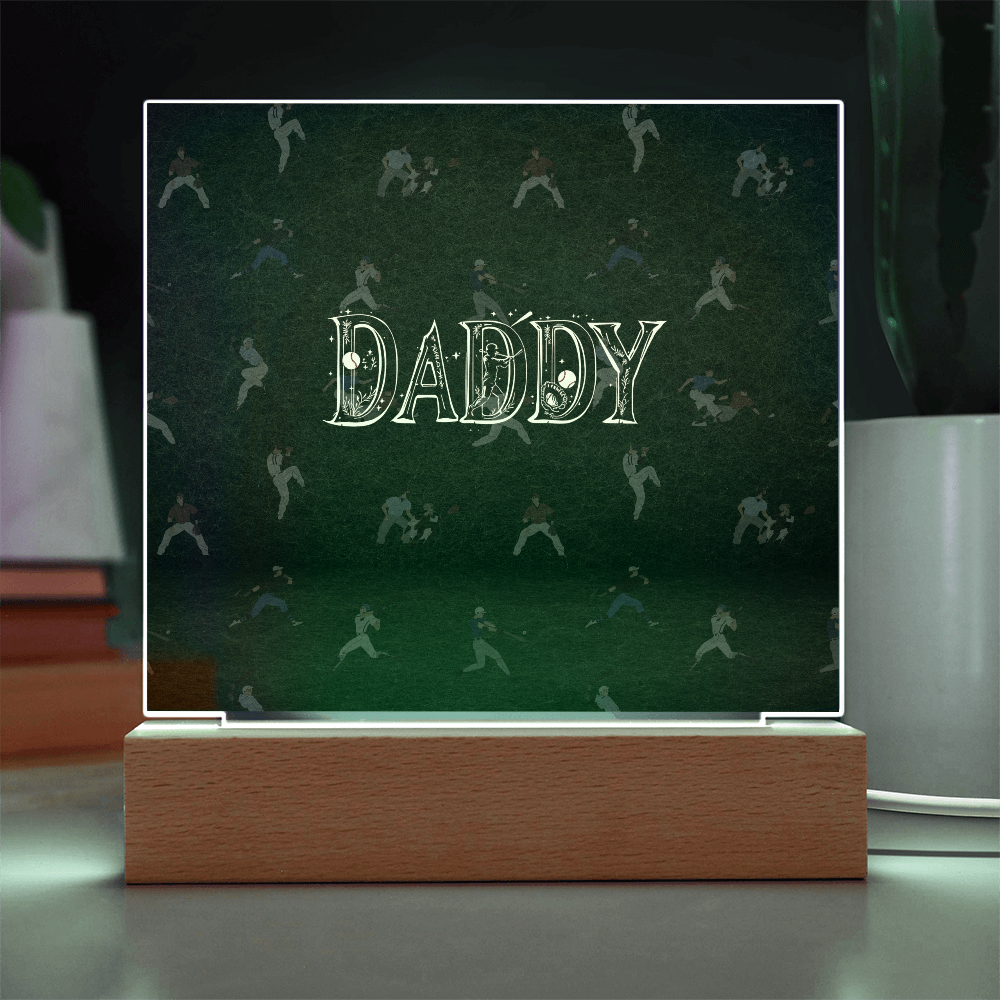 SQUARE PLAQUE father's day