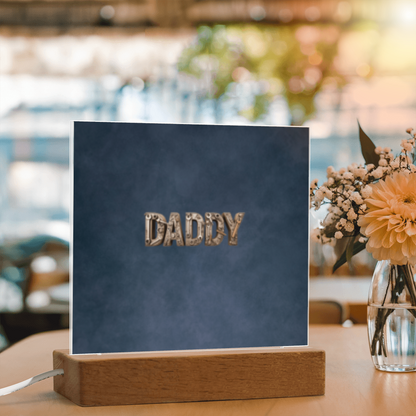 SQUARE PLAQUE father's day