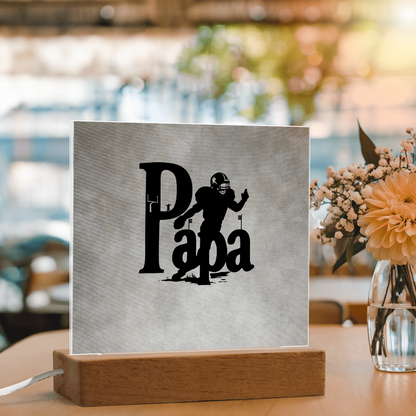 SQUARE PLAQUE father's day