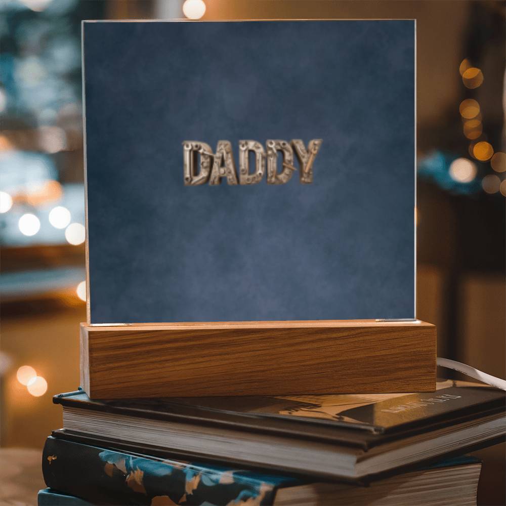 SQUARE PLAQUE father's day
